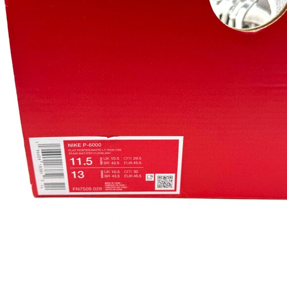 Nike Mens P-6000 Flat Pewter Shoes Sz 11.5 New B GRADE Sneaker FN7509-029 - Picture 10 of 11